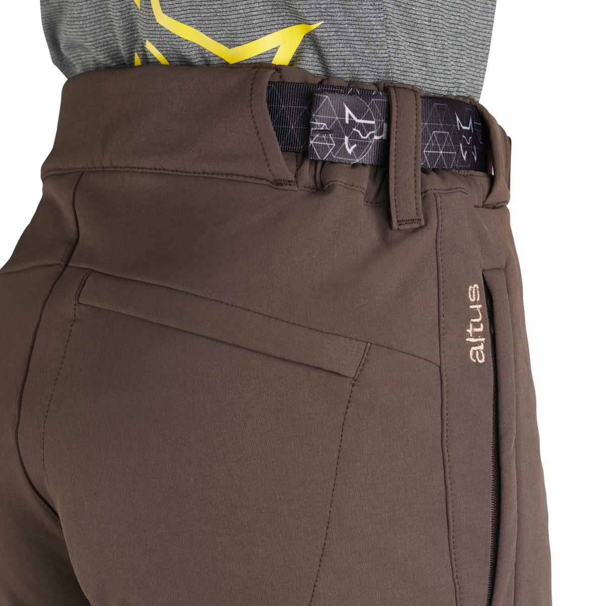 Pantalón de mujer Olloqui Winter W H30 Altus - Marrón chocolate Marrón chocolate-4