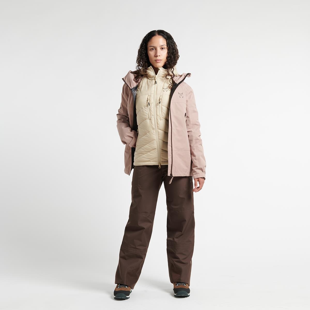 Pantalón de nieve unisex Alpen Altus - Marrón chocolate Marrón chocolate-6