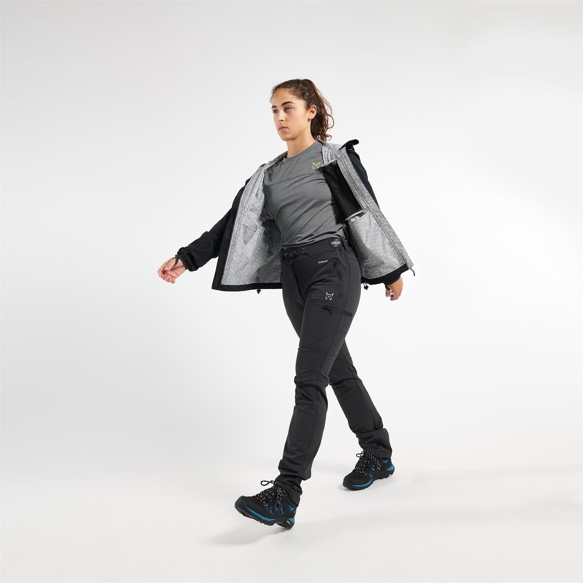 Pantalón de mujer Krypton W J30 Altus - Negro Negro-5
