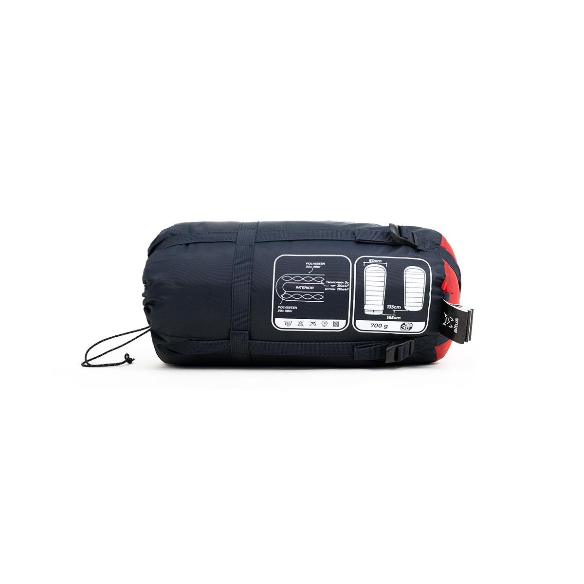 Saco de dormir infantil Tibet Light Junior Altus - Rojo Rojo-5