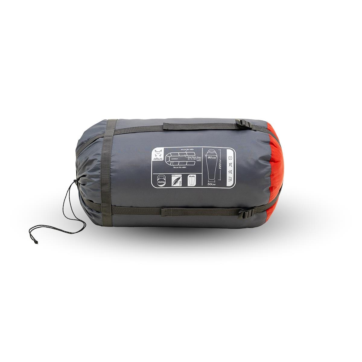 Saco de dormir Dch Andes 1500 K30 Altus - Rojo Rojo-4