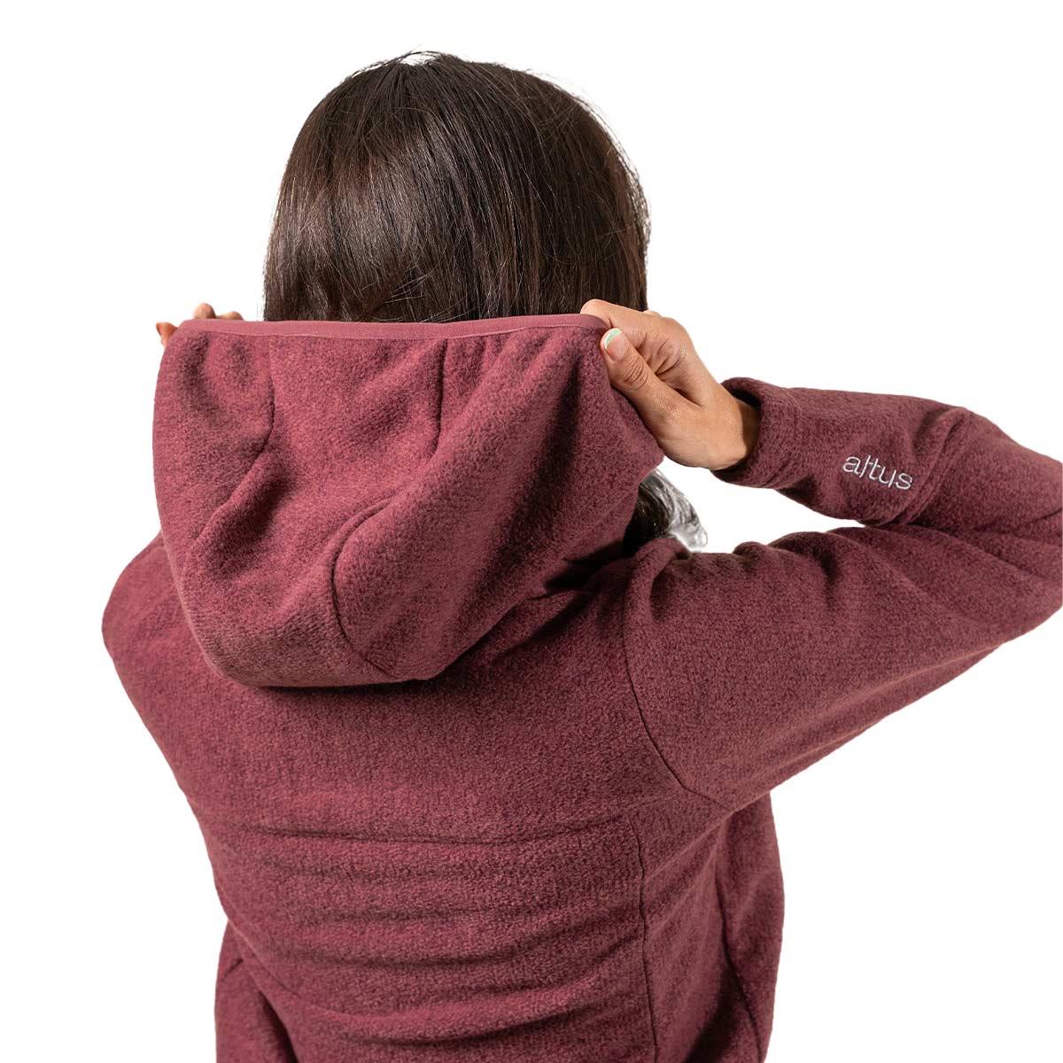 Chaqueta punto de mujer Seneca W K30 - Burdeos Burdeos-8