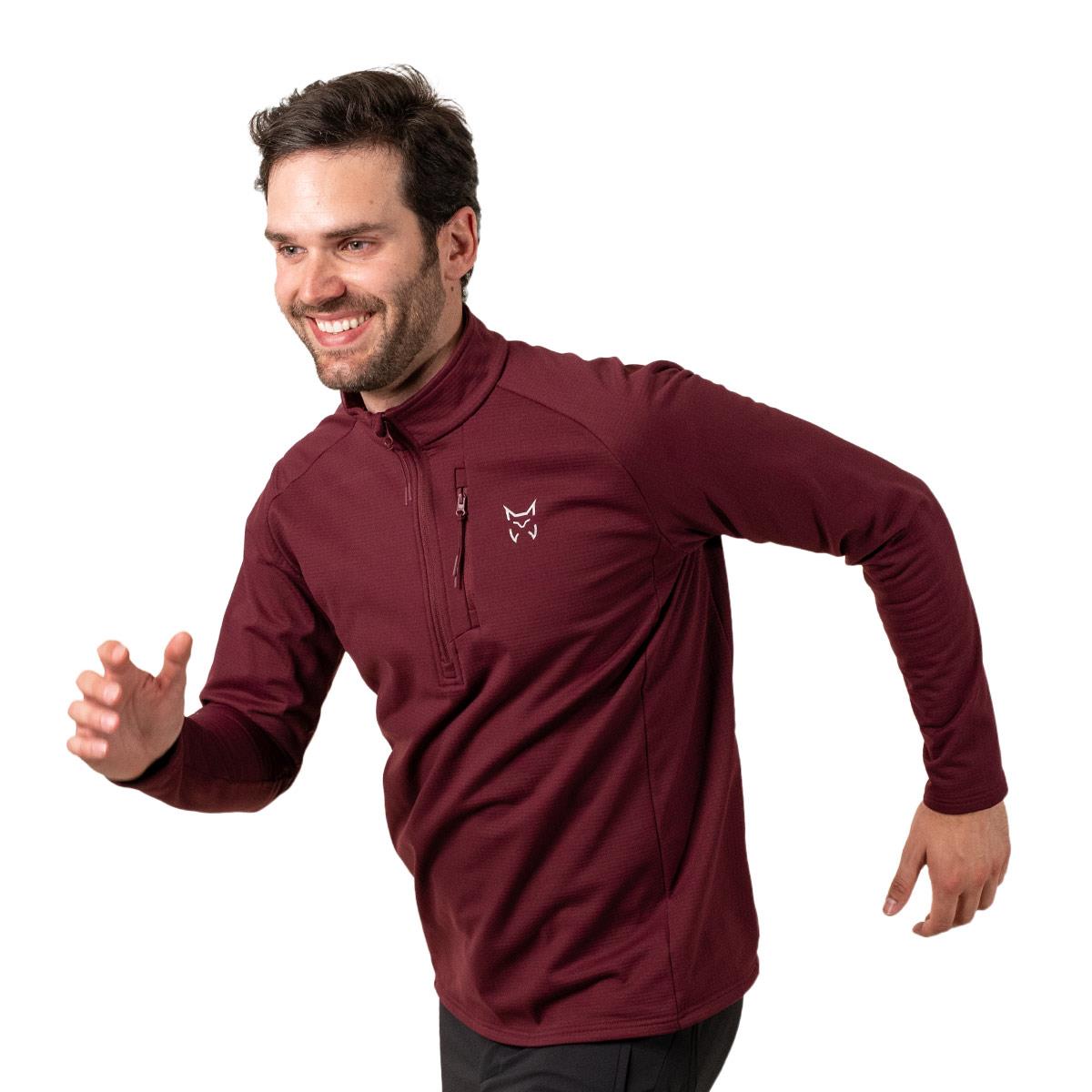 Camiseta térmica de manga larga de hombre Malaren Altus - Burdeos Burdeos-7