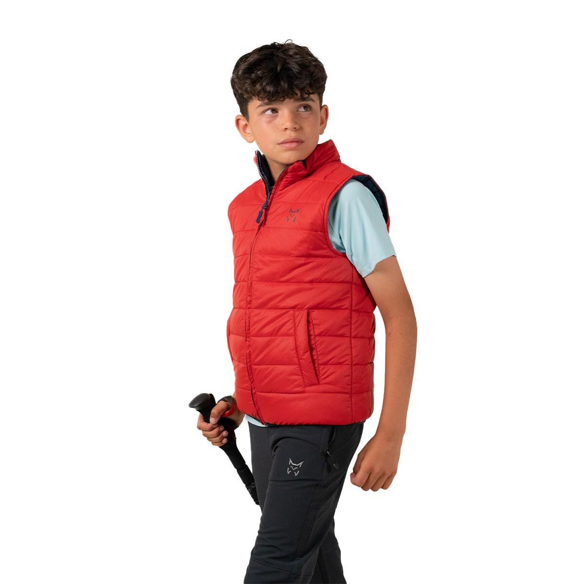 Chaleco reversible de niños Tivoli Altus - Rojo / Azul marino Rojo / Azul marino-7