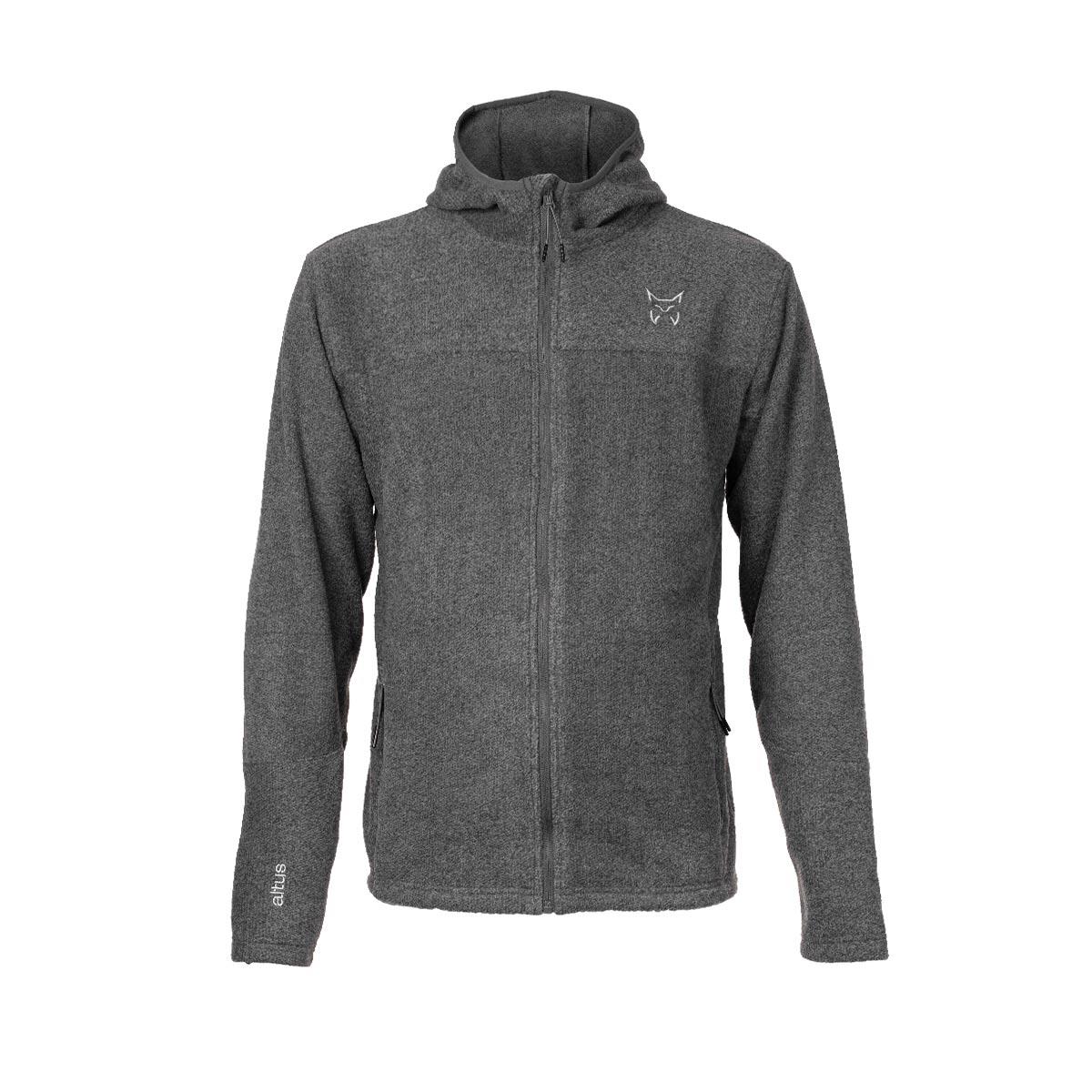Chaqueta punto de hombre Seneca K30 - Gris oscuro Gris oscuro-1