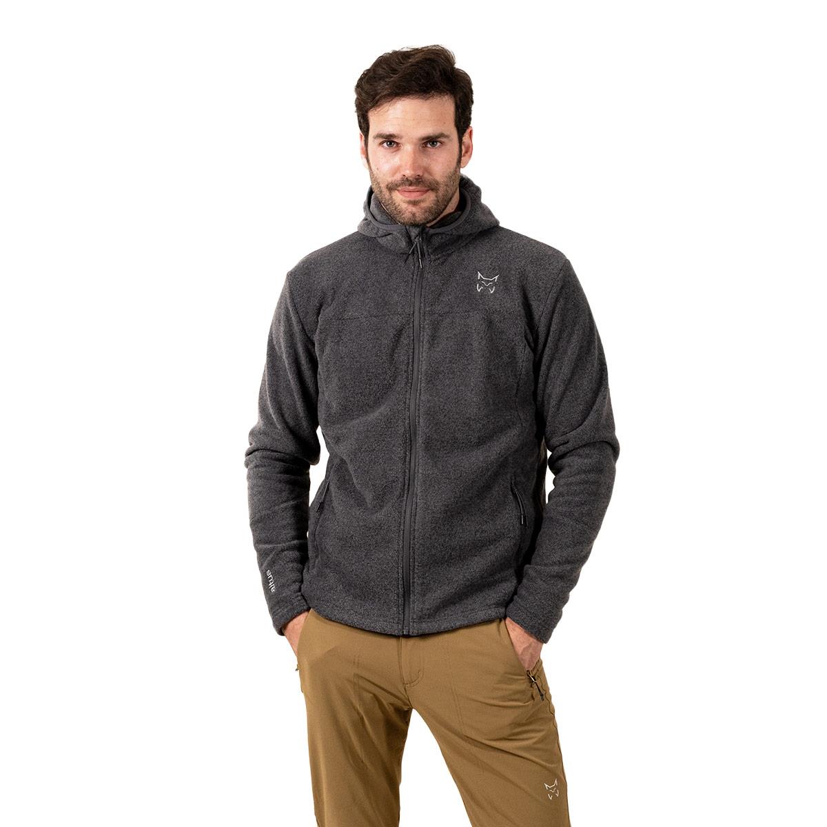Chaqueta punto de hombre Seneca K30 - Gris oscuro Gris oscuro-7