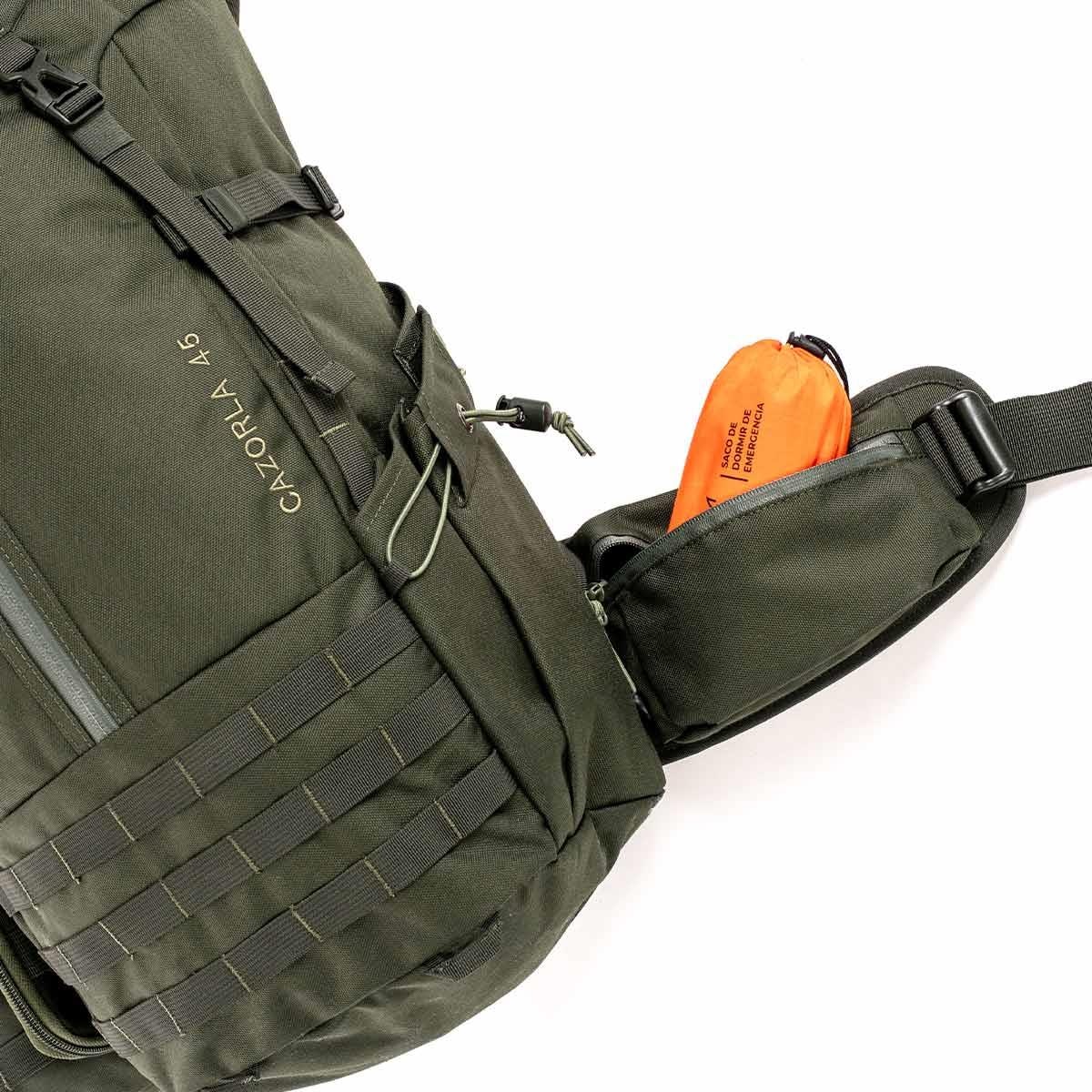 Mochila Bushcraft Cazorla 45 Unisex - Verde Verde-6