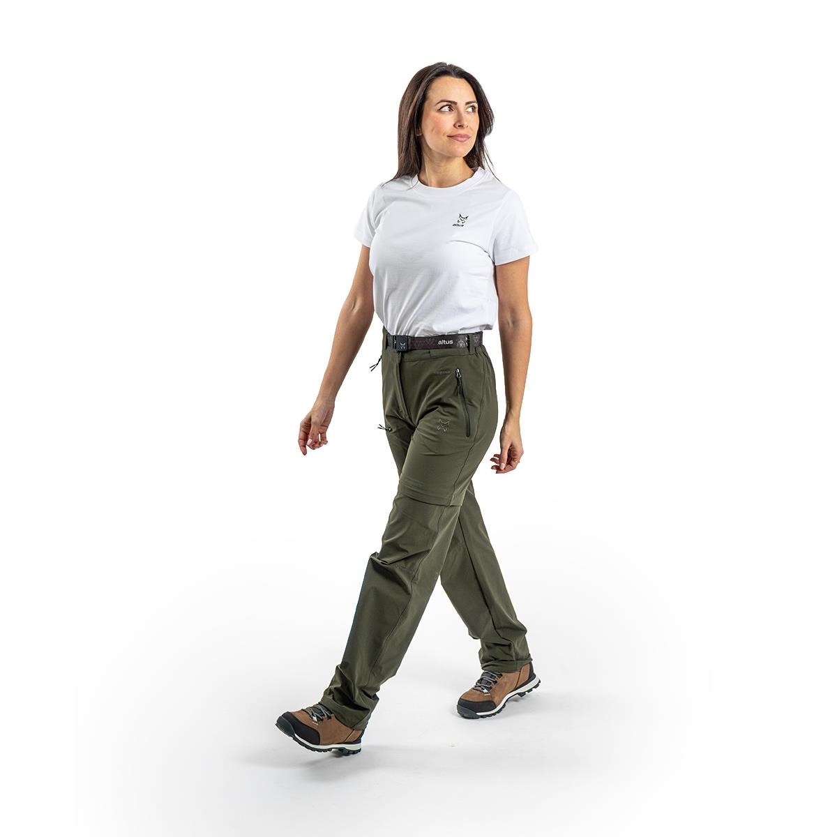 Imagen 6 de Pantalón desmontable de mujer Quetzal W Altus - Verde Verde