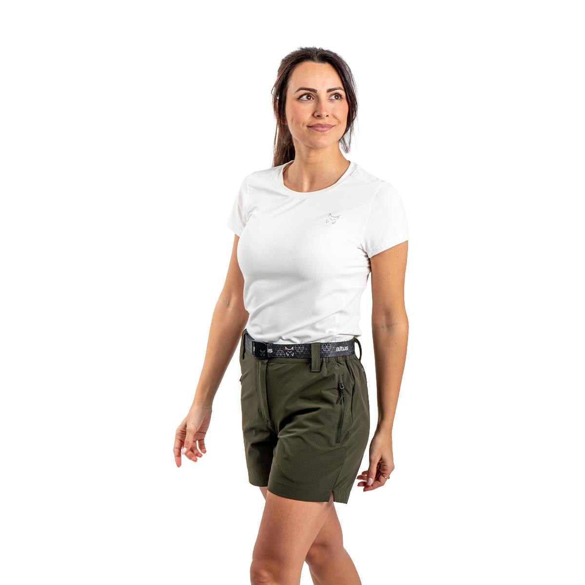 Camiseta multideporte mujer Tisma W L30 Altus - Blanco Blanco-5