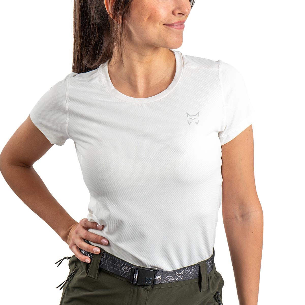 Camiseta multideporte mujer Tisma W L30 Altus - Blanco Blanco-6