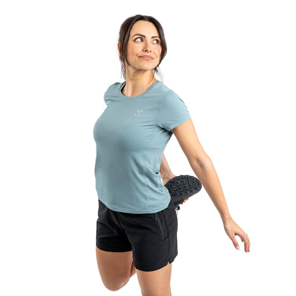 Camiseta multideporte mujer Tisma W L30 Altus - Azul claro Azul claro-6