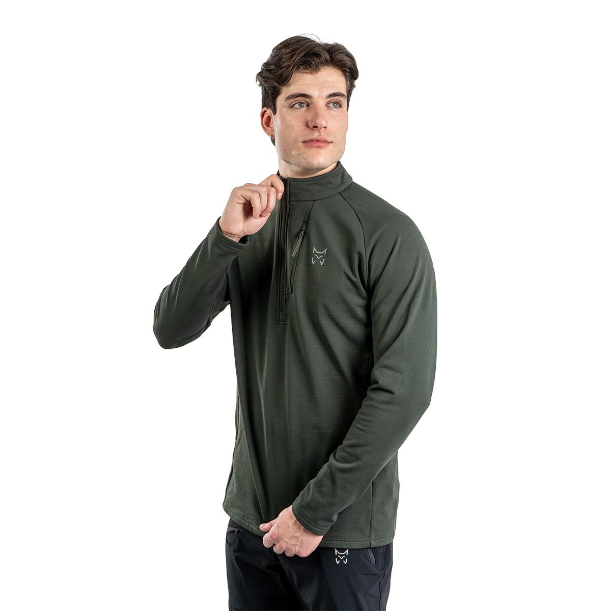 Camiseta térmica de manga larga de hombre Malaren Altus - Verde Verde-4