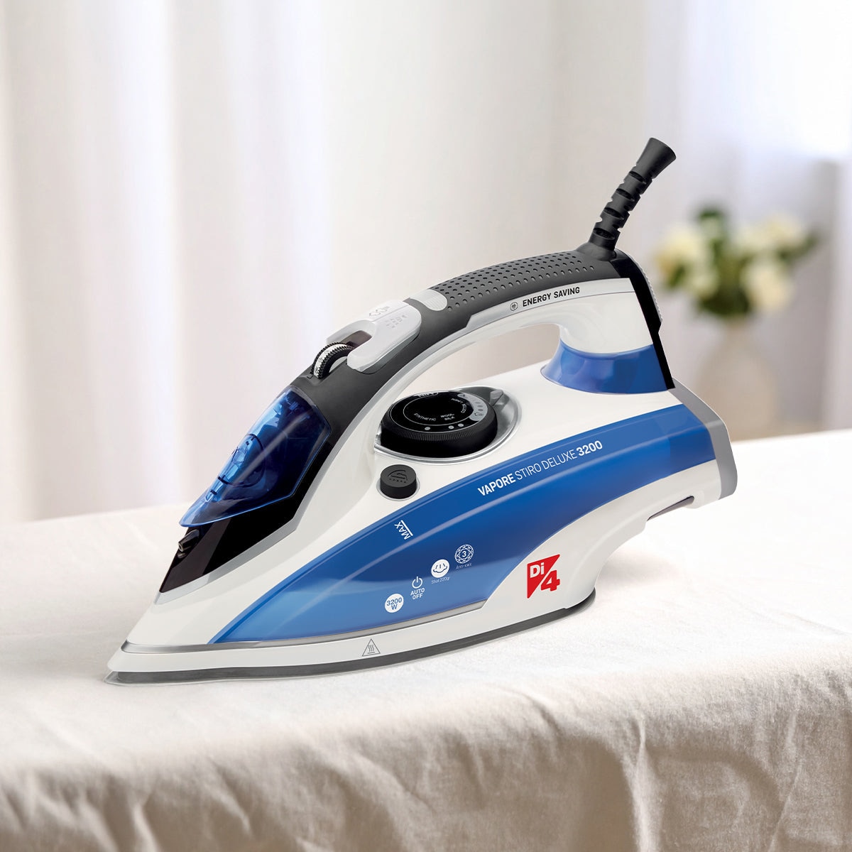 Plancha de vapor Di4 Vapore Stiro Deluxe 3200 - Azul / Blanco Azul / Blanco-3