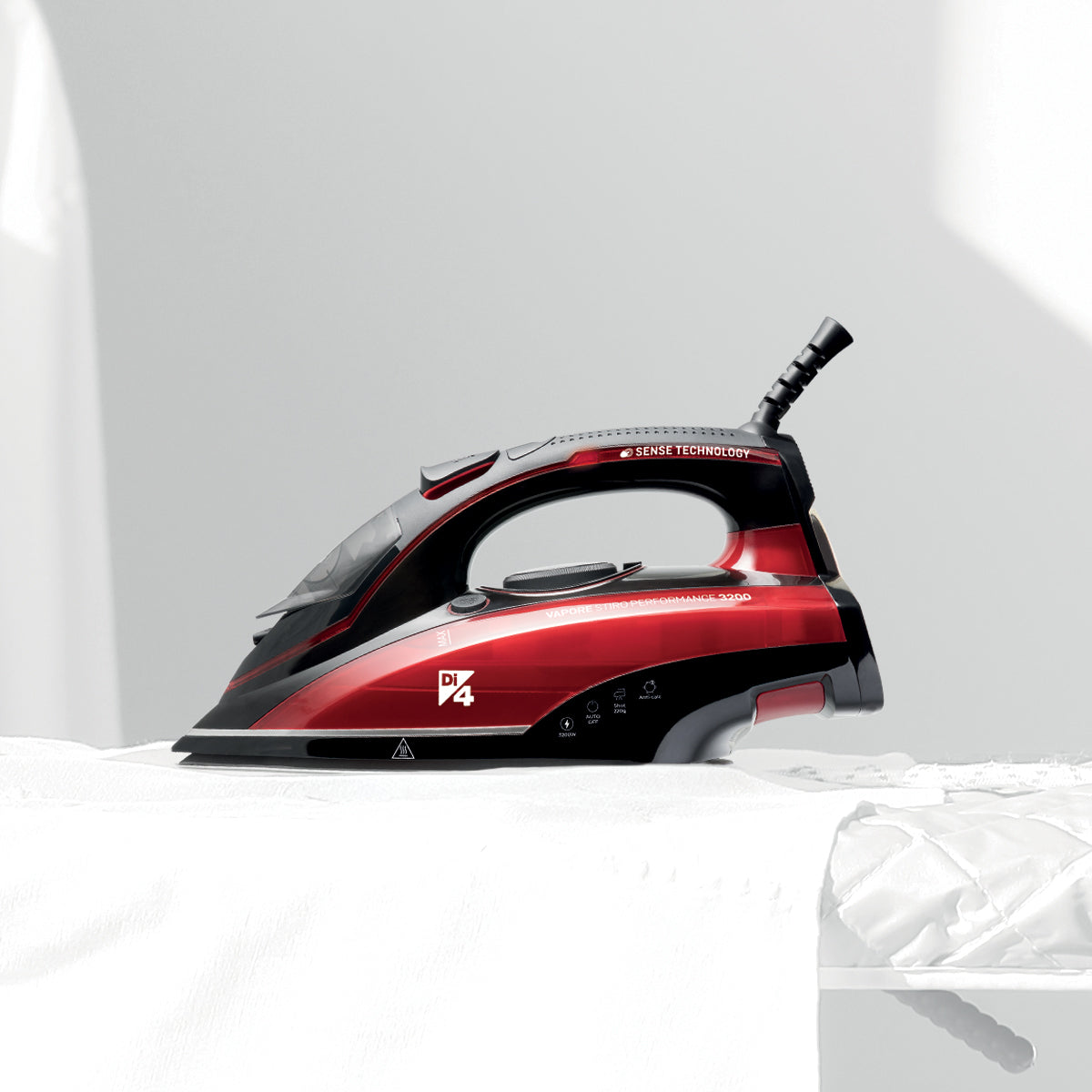 Plancha de vapor Di4 Vapore Stiro Peformance 3200 - Rojo / Negro Rojo / Negro-3