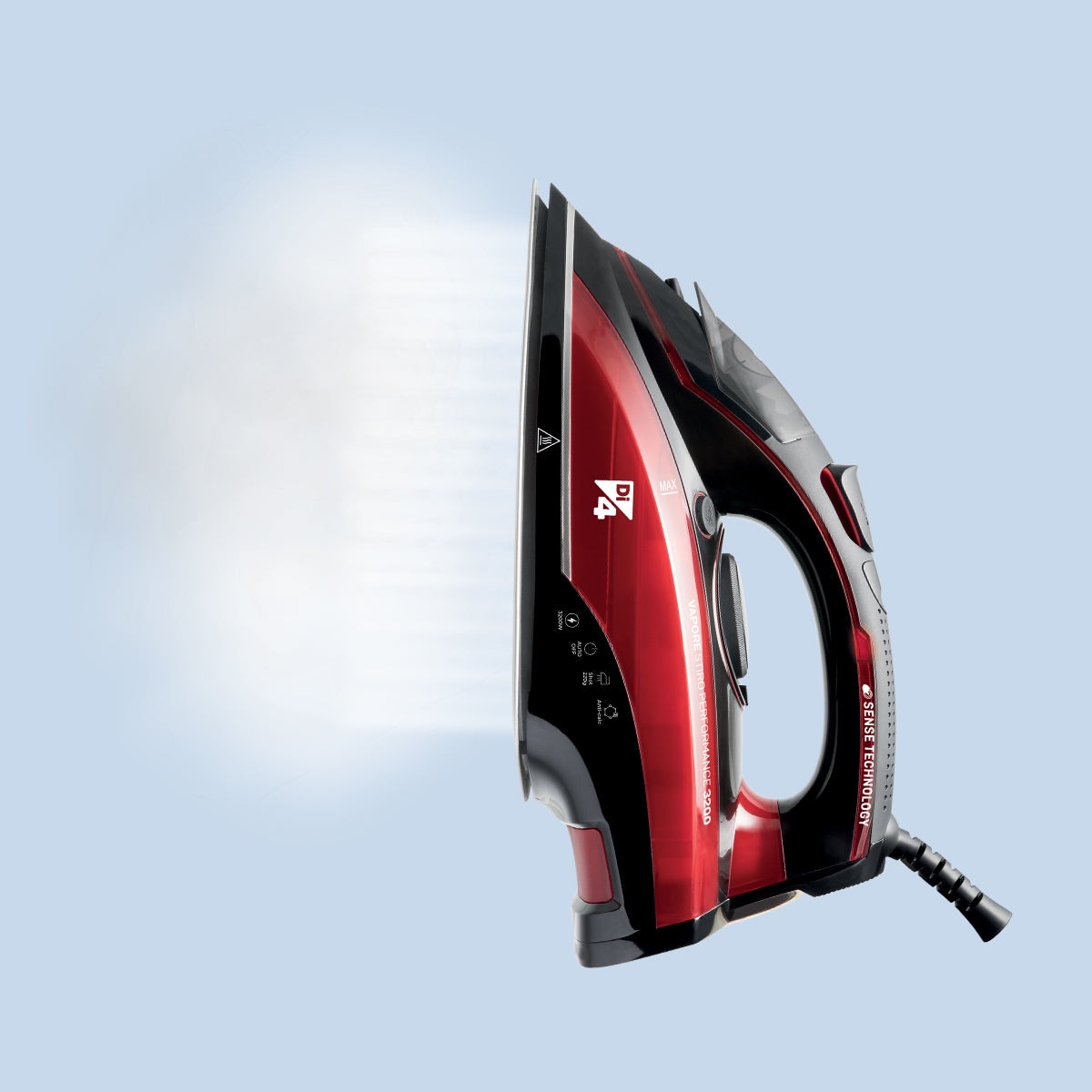 Plancha de vapor Di4 Vapore Stiro Peformance 3200 - Rojo / Negro Rojo / Negro-4