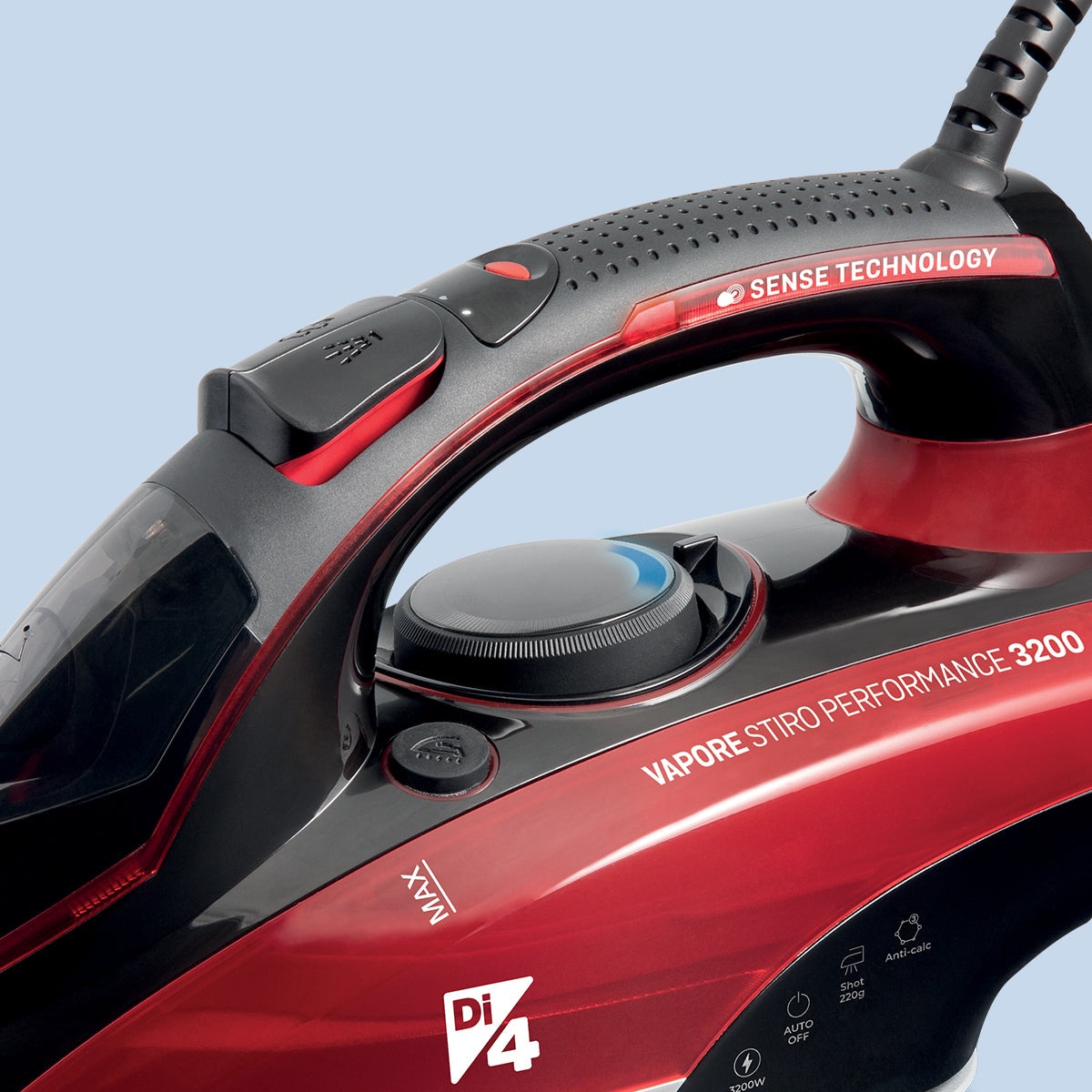 Plancha de vapor Di4 Vapore Stiro Peformance 3200 - Rojo / Negro Rojo / Negro-5
