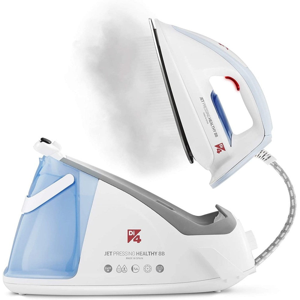 Centro de planchado Di4 Jet Pressing Healthy 8B con efecto antimicrobiano
