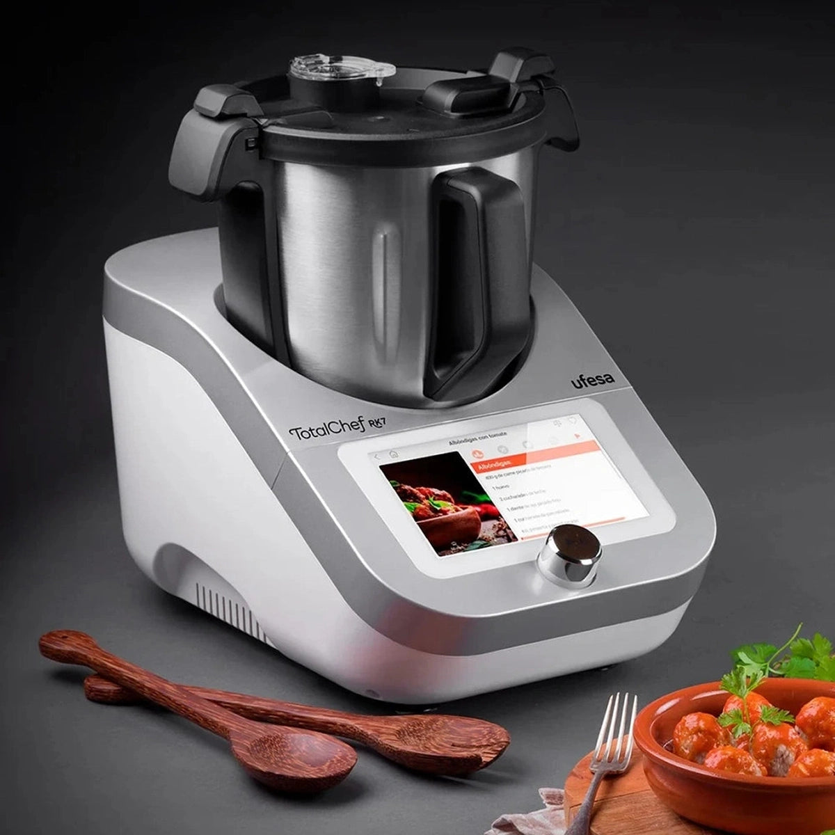 Robot de cocina multifunción UfesaTotalChef RK7 - Plata / Negro Plata / Negro-3
