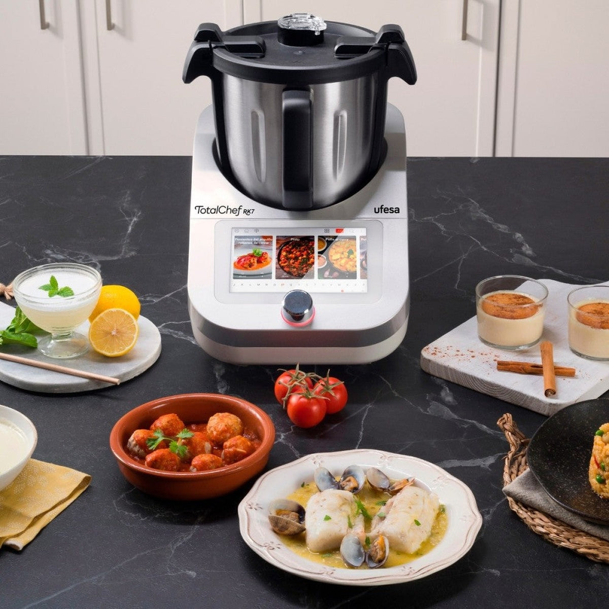Robot de cocina multifunción UfesaTotalChef RK7 - Plata / Negro Plata / Negro-4