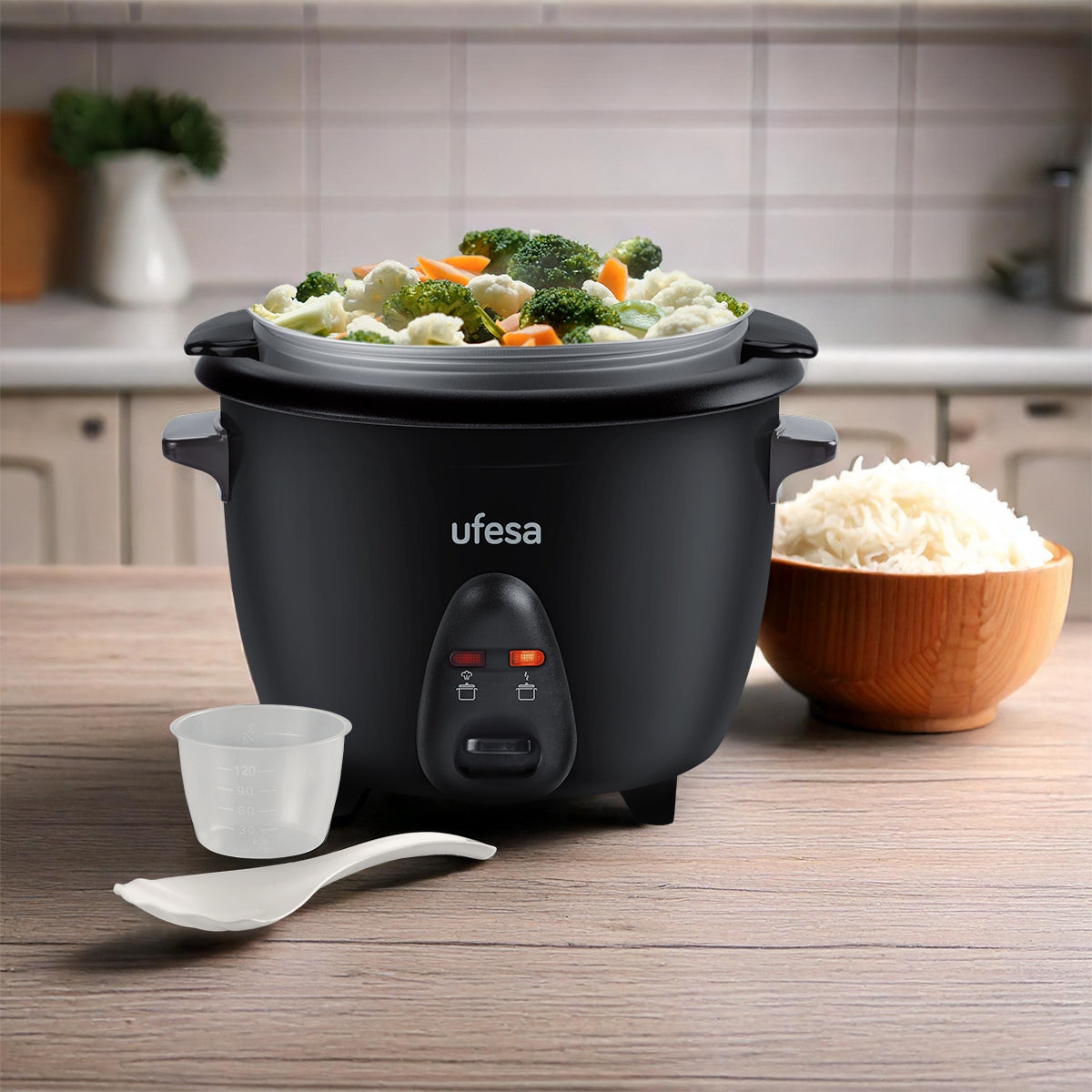 Arrocera Ufesa AR4080 Basmati - Negro Negro-2