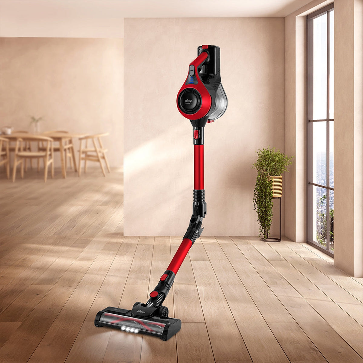 Aspirador de escoba Ufesa Inspire Z3 Digital 22.2V - Rojo / Negro Rojo / Negro-2