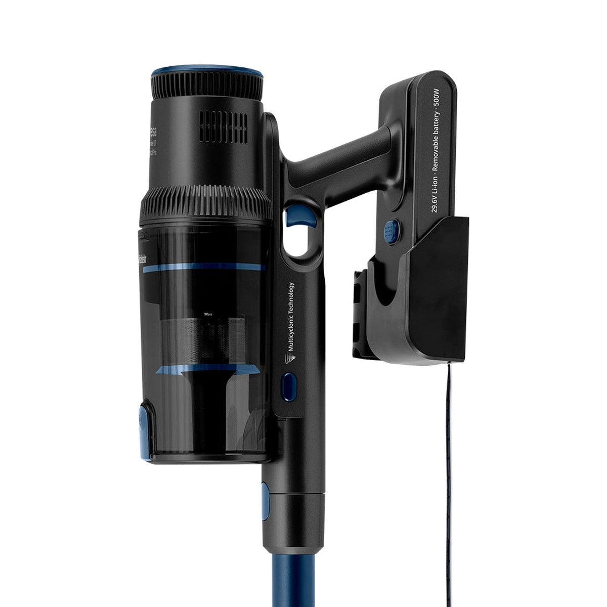 Imagen 4 de Aspirador de escoba recargable Ufesa BLDC 29.6V U7 Digital PRO - Azul / Negro Azul / Negro