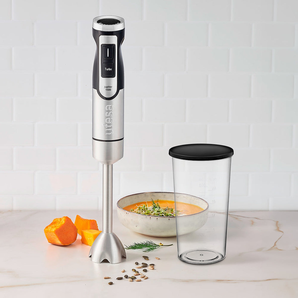 Batidora de pie Ufesa Júpiter 1500 con pantalla LCD - Inox Inox-2