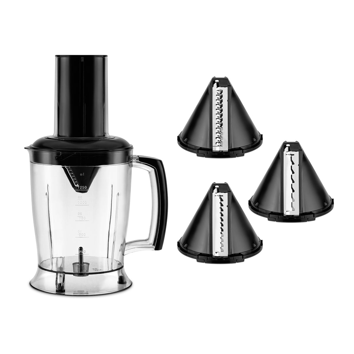 Batidora de mano Ufesa Jupiter 1500W Max Plus con accesorios - Negro / Plata Negro / Plata-3