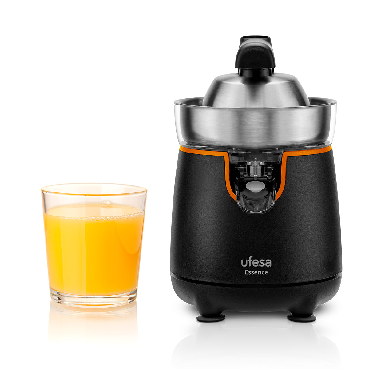 Exprimidor Ufesa 120W Essence - Negro / Naranja Negro / Naranja-3