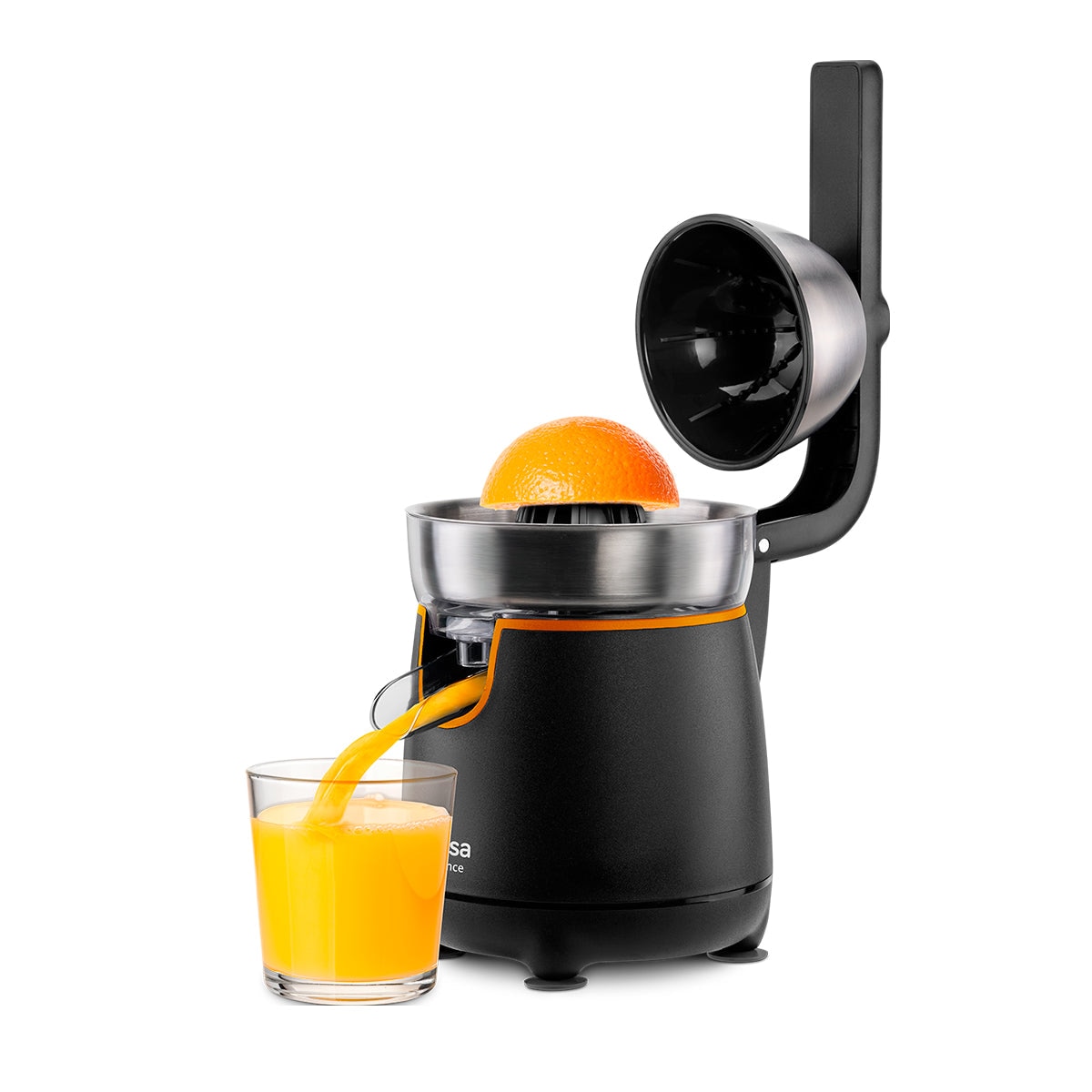 Exprimidor Ufesa 120W Essence - Negro / Naranja Negro / Naranja-4