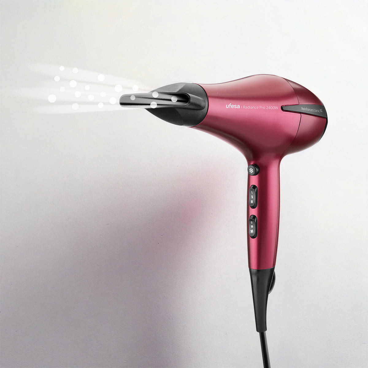 Secador de pelo Ufesa Radiance Pro 2400W - Rojo Rojo-2