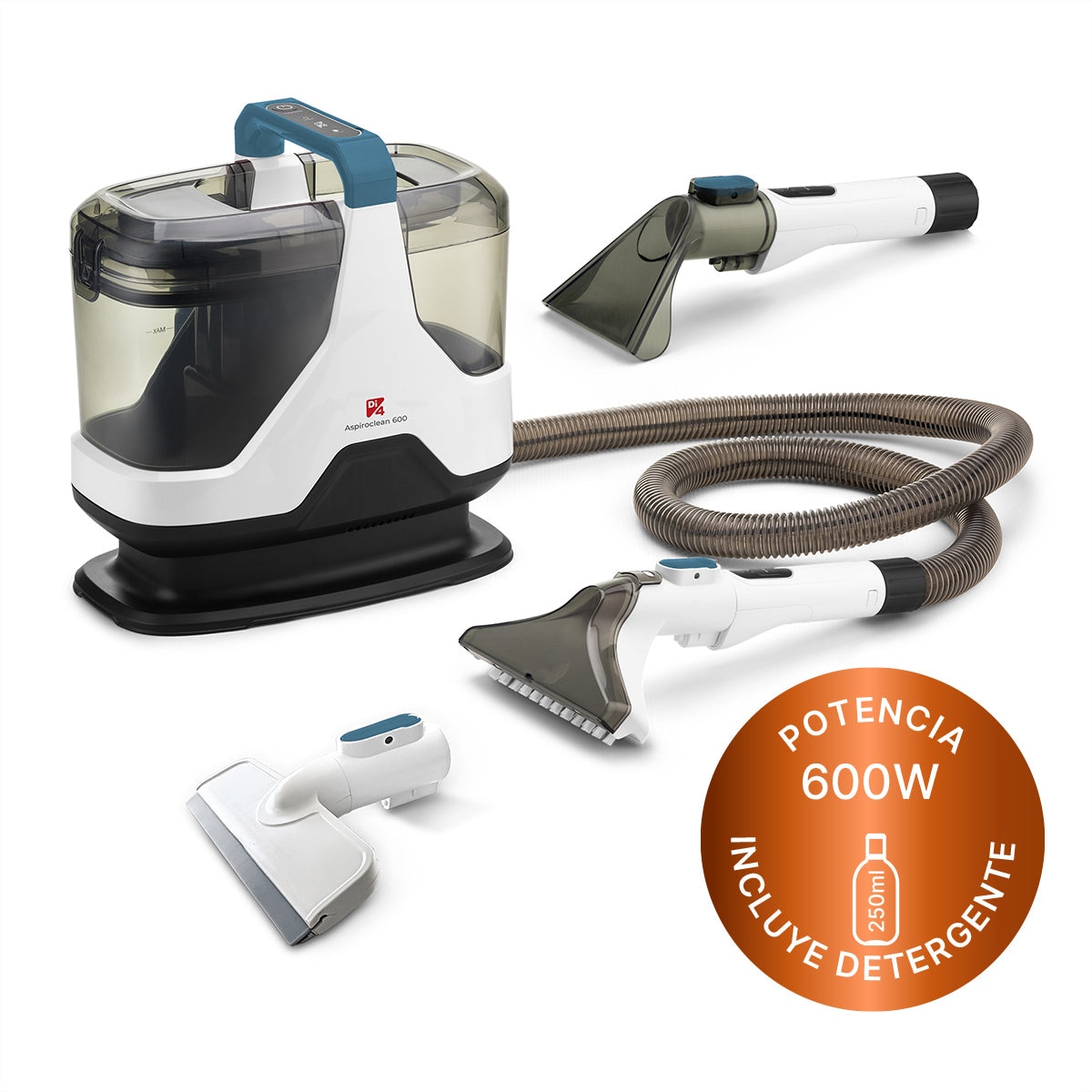 DI4 – Aspirador de tapicerías Di4 Aspiroclean 600.