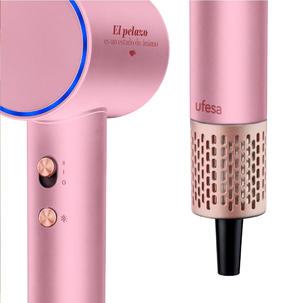 Secador de pelo profesional Ufesa La Vecina Rubia - Rosa Rosa-5