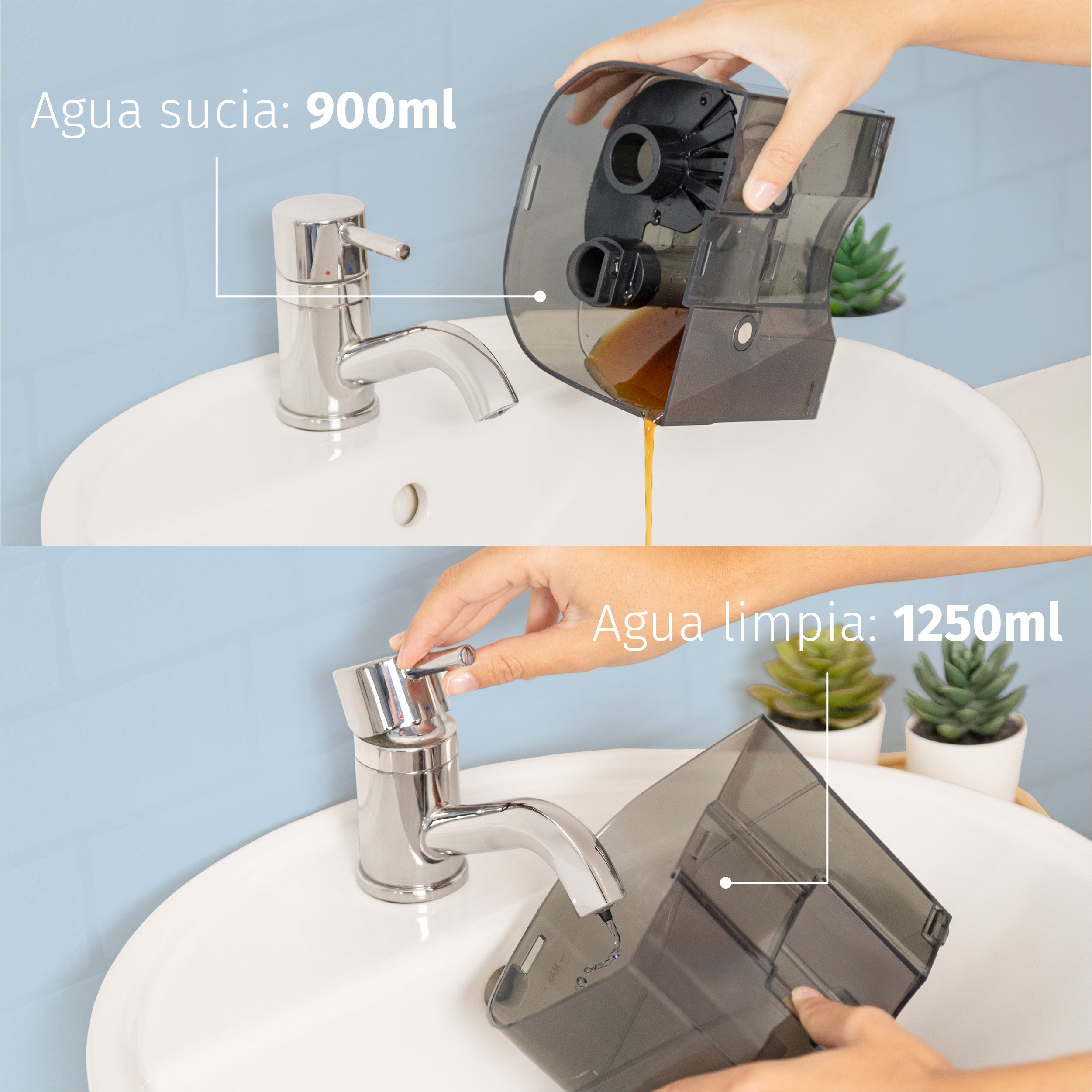 Aspirador para tapicerías a vapor Di4 Aspiroclean Vapore 1650 - Blanco / Negro Blanco / Negro-7