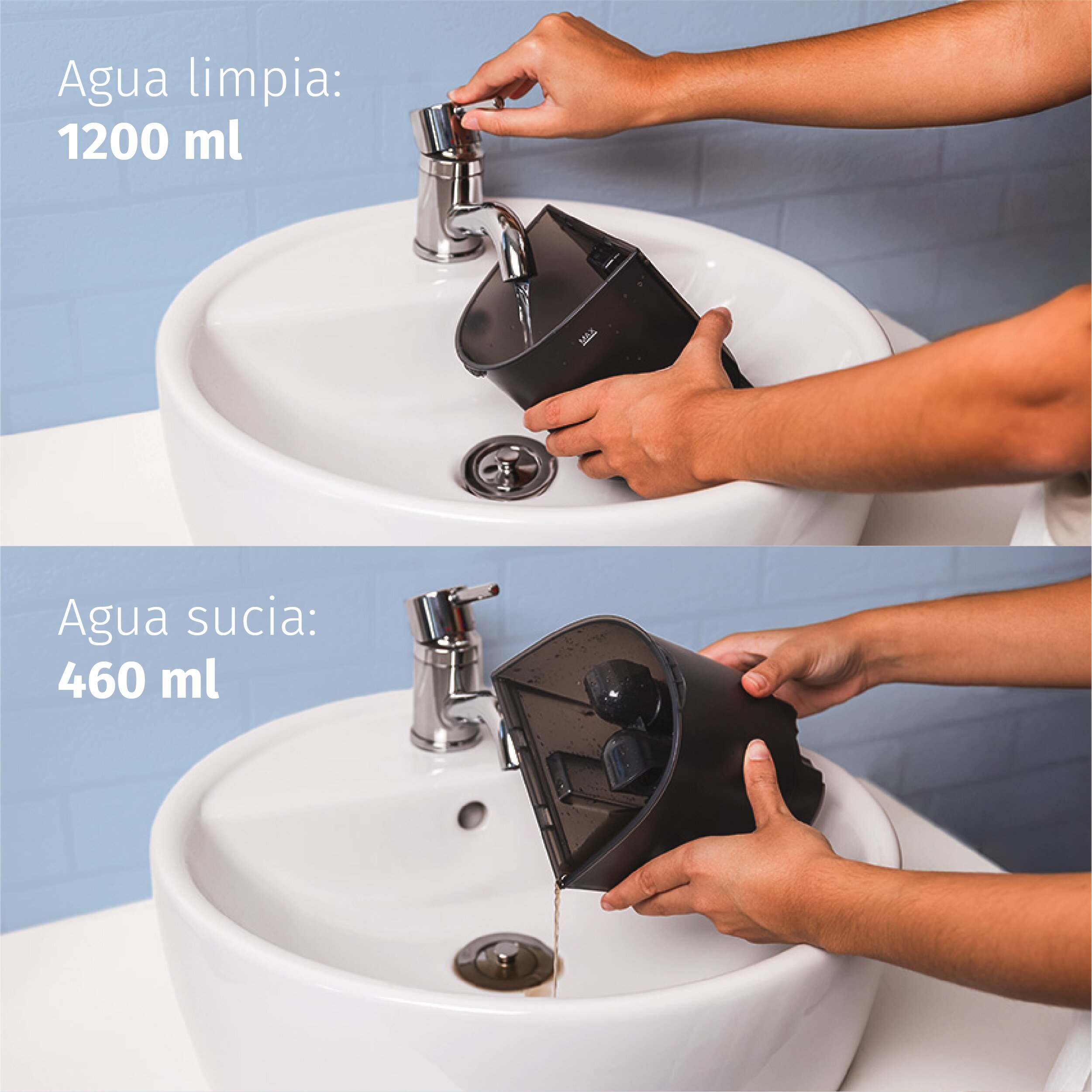 Aspirador para tapicerías Di4 Aspiroclean Essenza 600 - Blanco / Azul Blanco / Azul-5