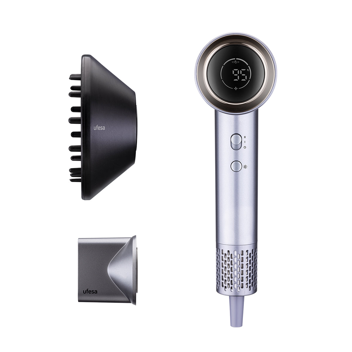 Secador de pelo Ufesa BLDC Ion-Plasma Luxe - Gris Gris-4