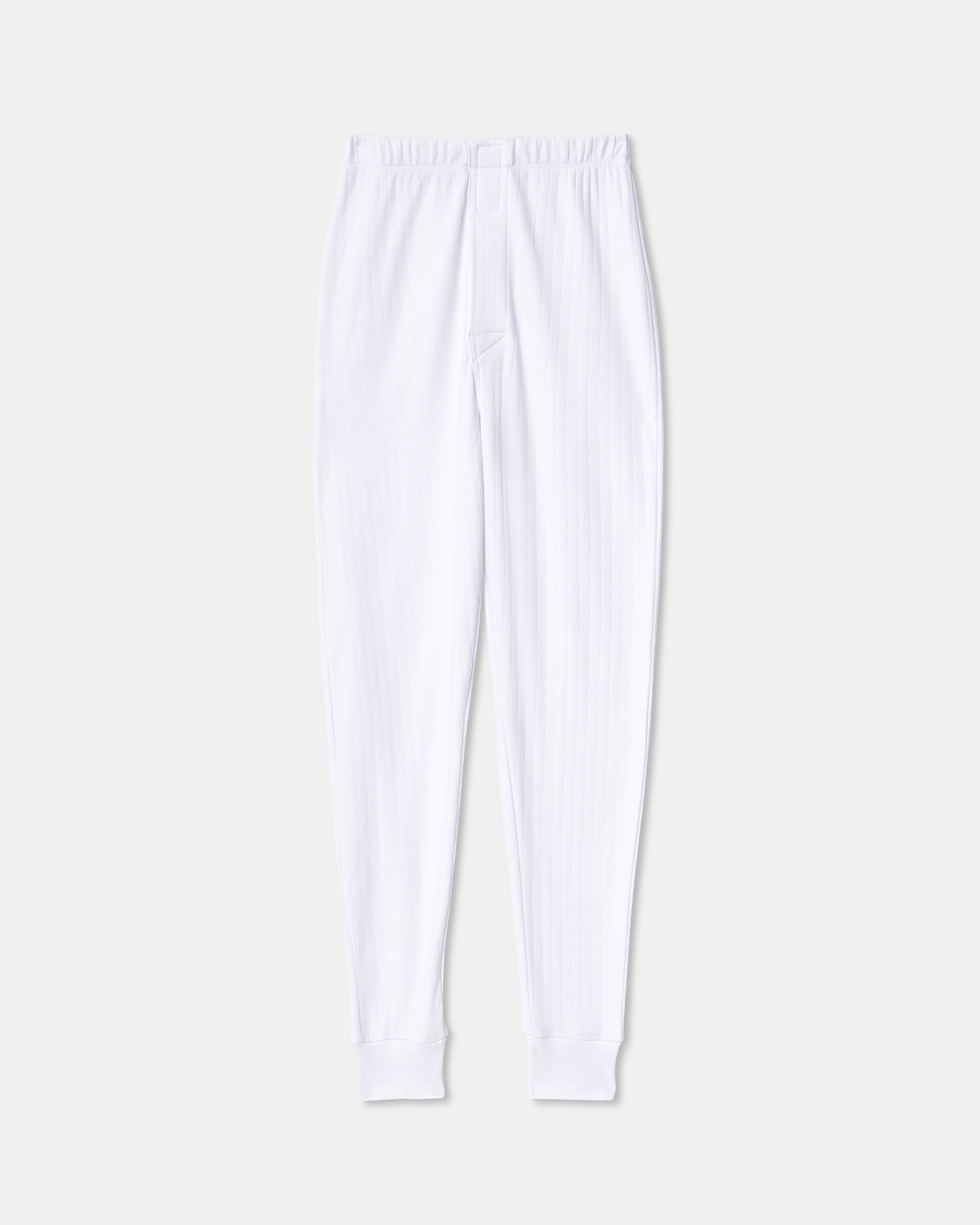 Calzoncillos largos interior largo térmicos 100% algodón - Abanderado - Blanco Blanco-4