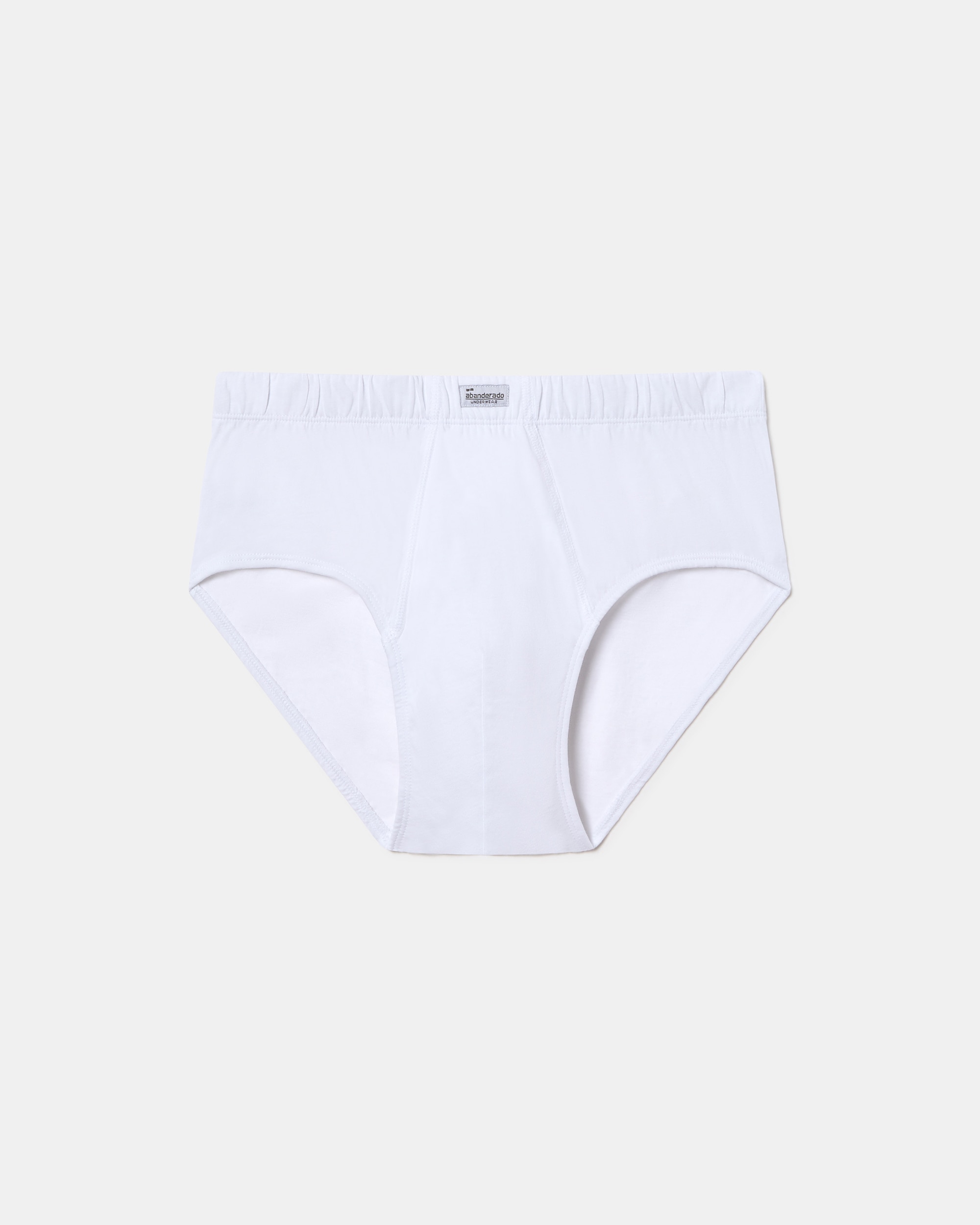 Slip de hombre abierto de algodón 100% - Abanderado - Blanco Blanco-4