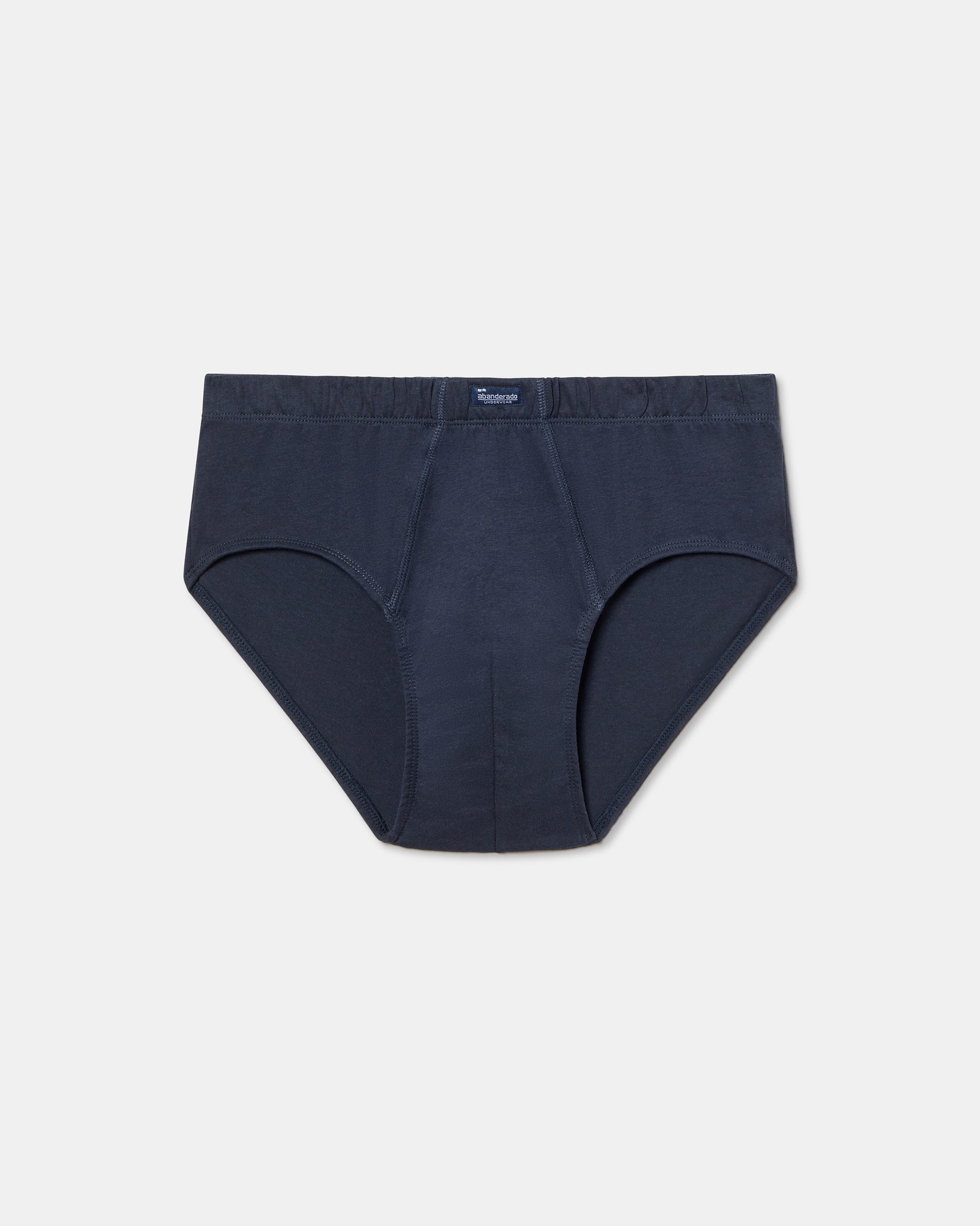 Slip de hombre abierto de algodón 100% - Abanderado - Azul marino Azul marino-3