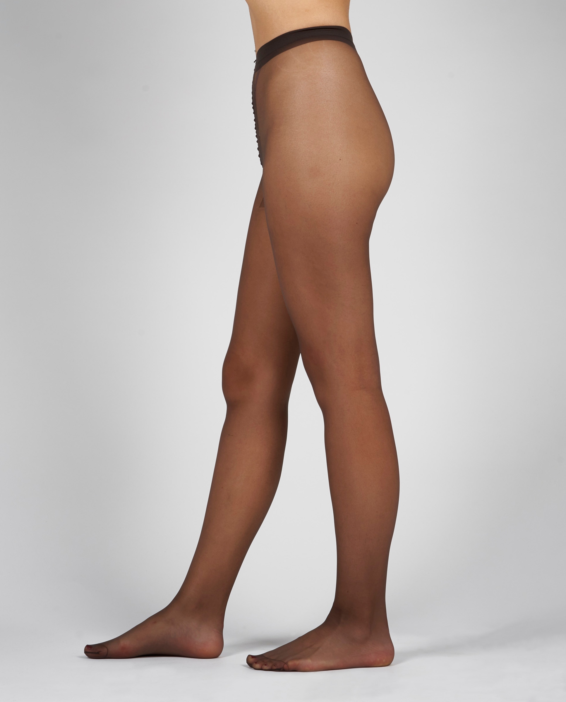 Imagen 0 de Panties de mujer sin demarcación y acabado mate Negro