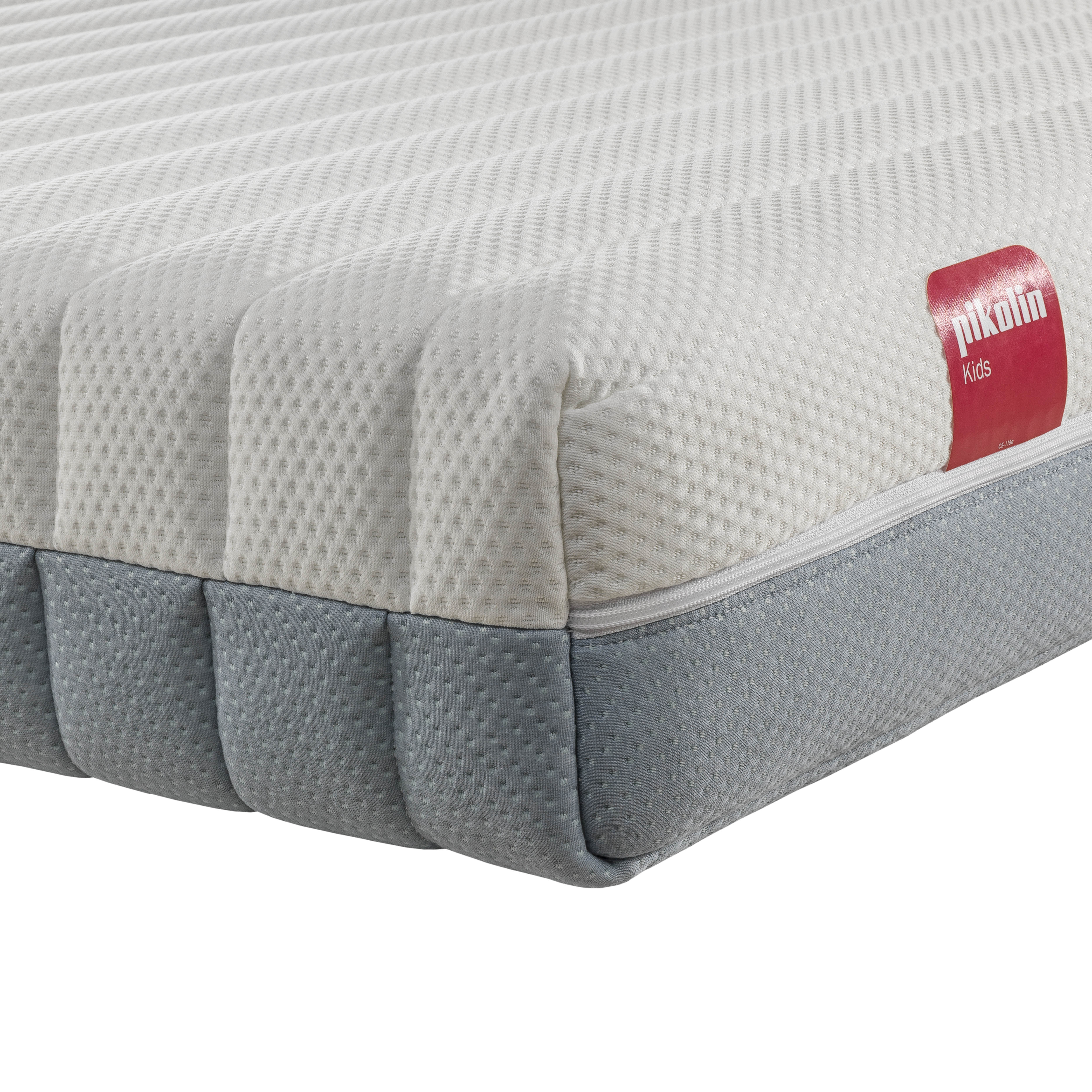 Imagen 3 de Colchón enrollado infantil Hygienic Kids de visco y espuma HR - Blanco / Azul Cama 90 x 190 cm Blanco / Azul