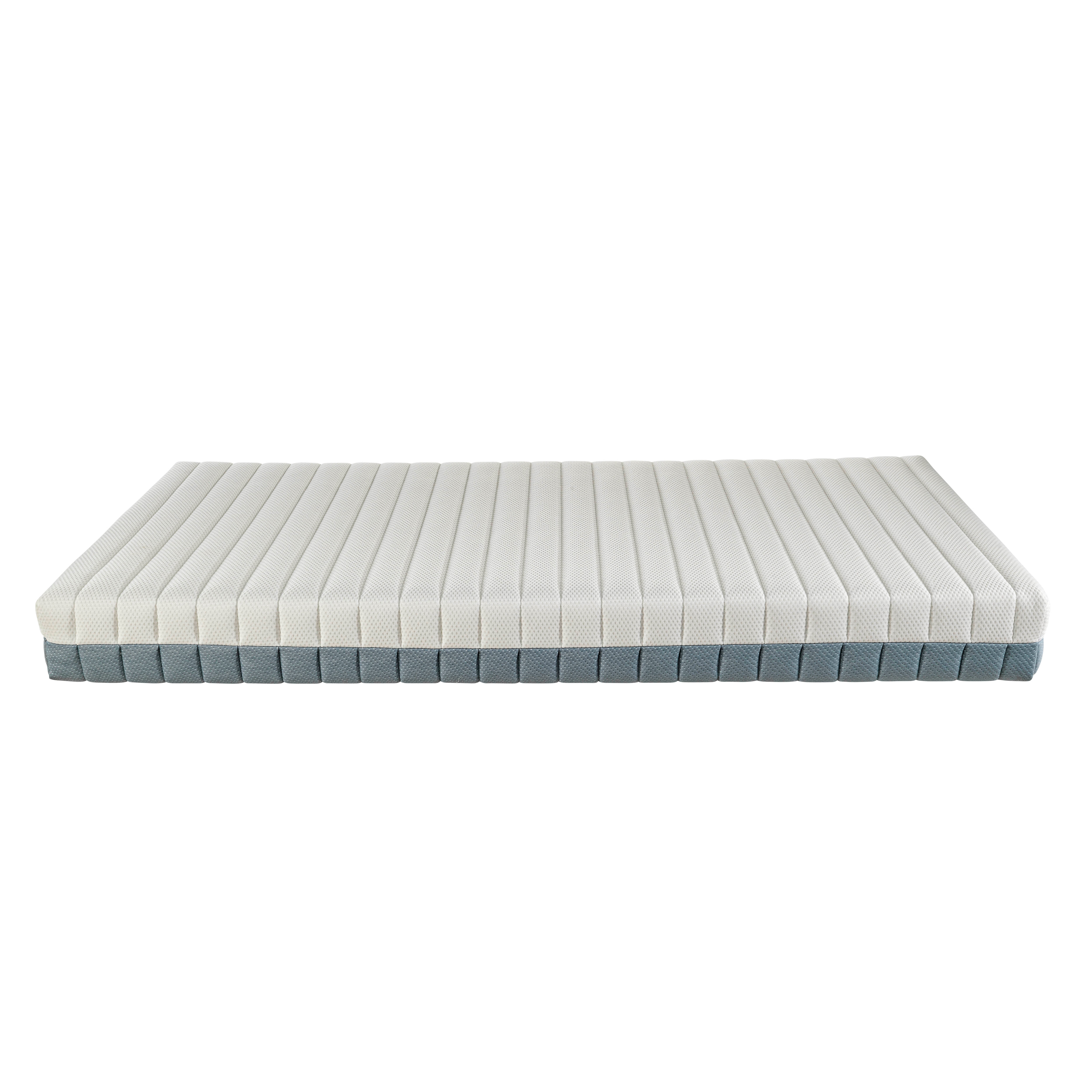 Imagen 5 de Colchón enrollado infantil Hygienic Kids de visco y espuma HR - Blanco / Azul Cama 90 x 190 cm Blanco / Azul