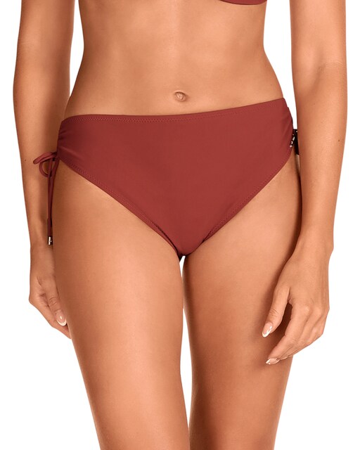 Imagen 0 de Braga de bikini clásica con lazos ajustables en tejido liso