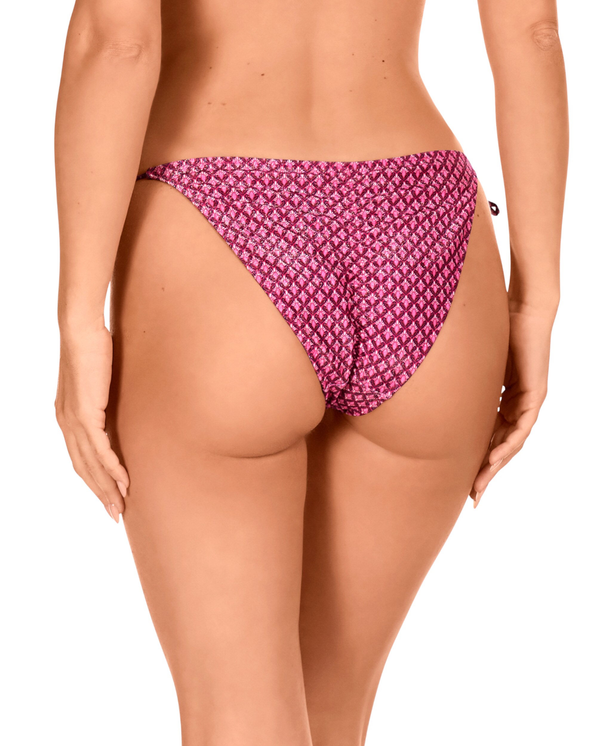 Braga de bikini con lazos y estampado geométrico - Lola Dolores Cortés - Multicolor Multicolor-2