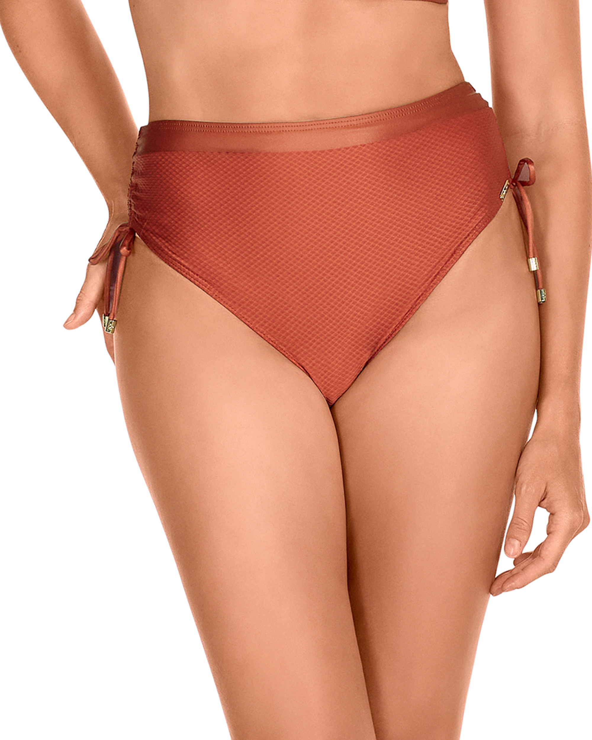DOLORES CORTÉS - Braga de bikini de talle alto y lazos a los lados.