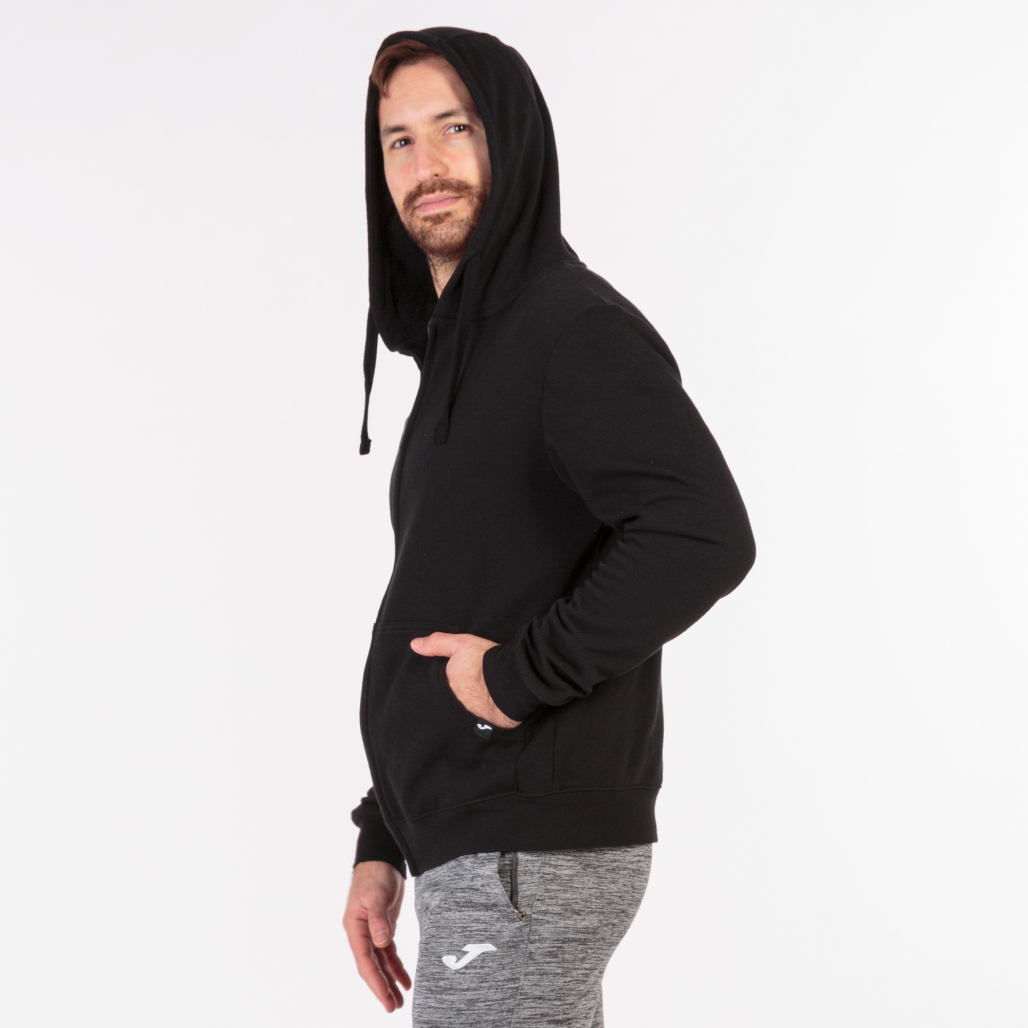 Chaqueta con capucha de niños Jungle Joma - Negro Negro-2