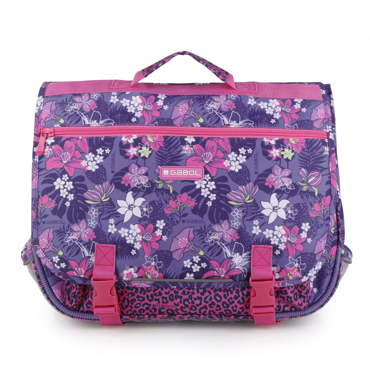 Cartera Gabol Jasmine en morado adaptable a carro.