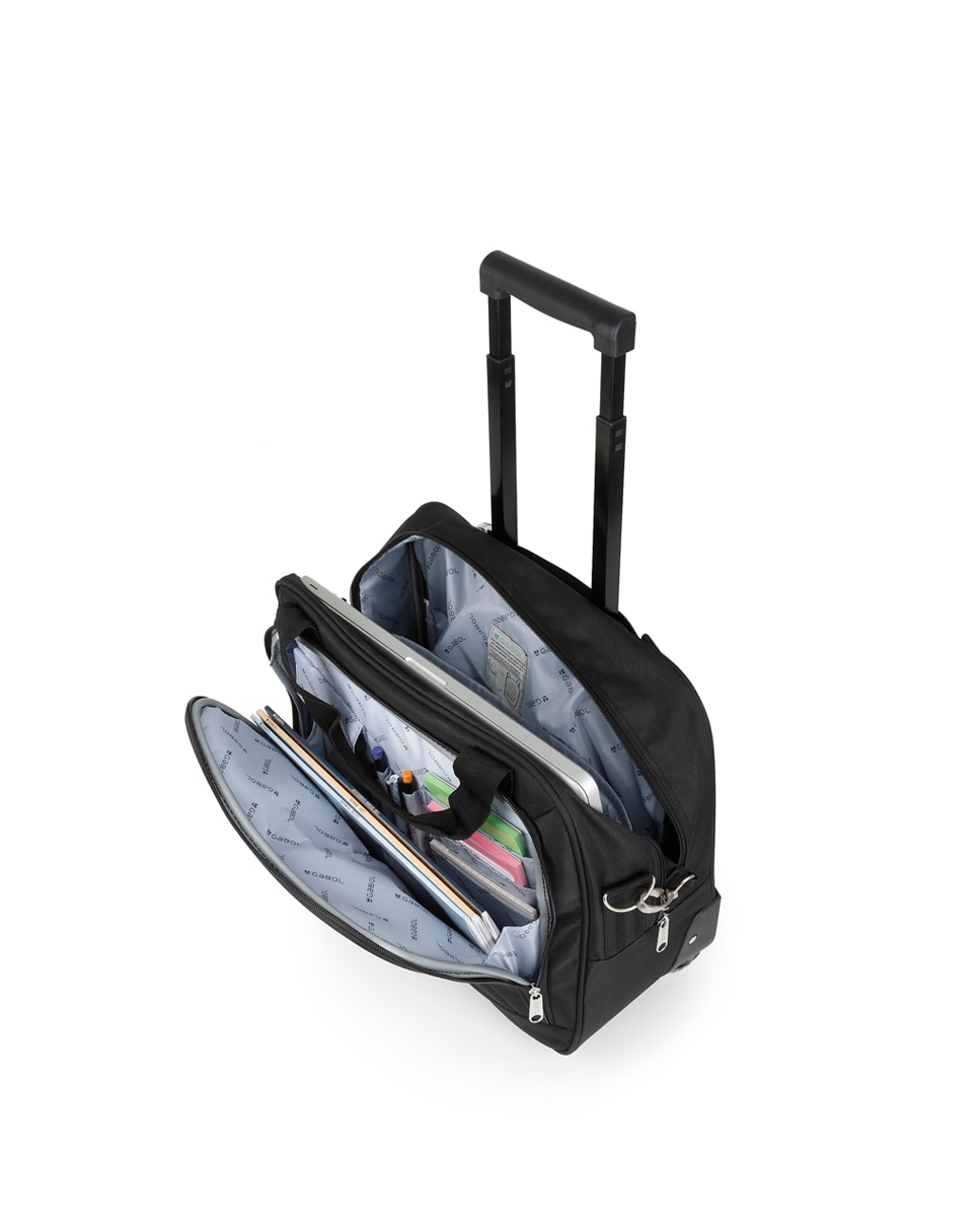 Maletín con ruedas week eco blando con capacidad de 25 l - Gabol - Negro Negro-4