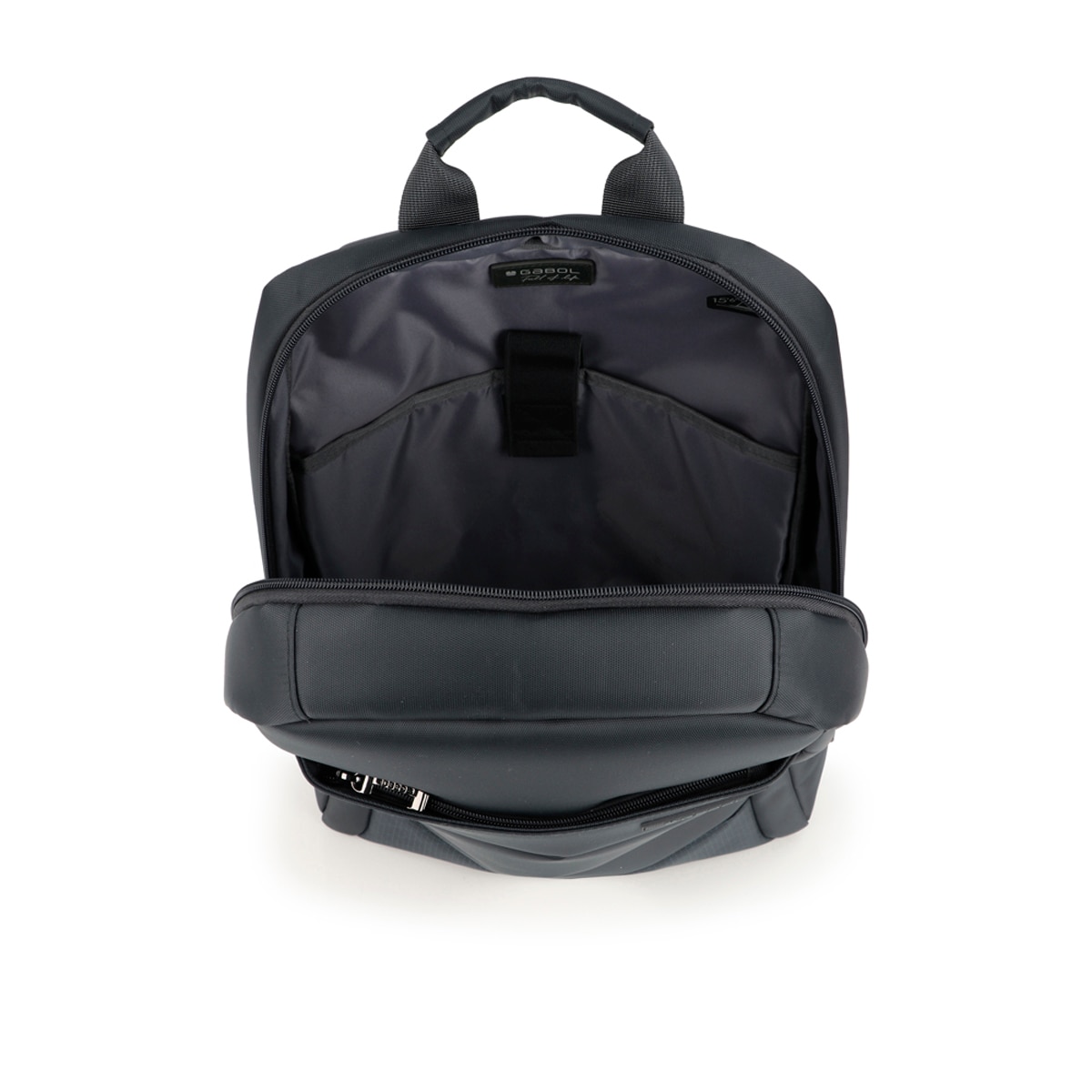 Mochila para portátil Tide de poliéster y resistente al agua - Gabol - Gris Gris-4