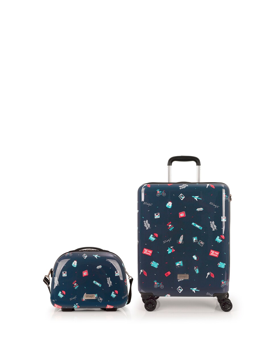 Juego de maletas infantiles cabina y neceser Plans con